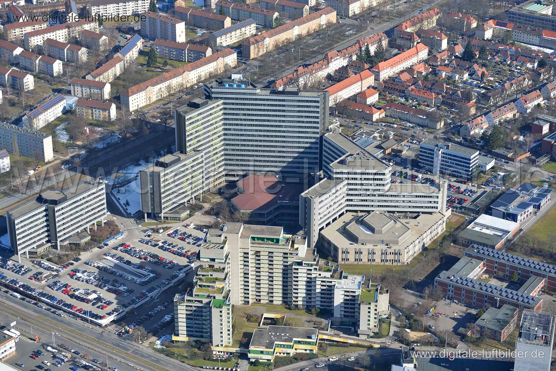 Luftaufnahme Bundesagentur für Arbeit in Nürnberg | Mittelfranken, Bayern