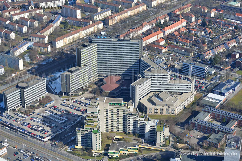 Luftaufnahme Bundesagentur für Arbeit in Nürnberg | Mittelfranken, Bayern