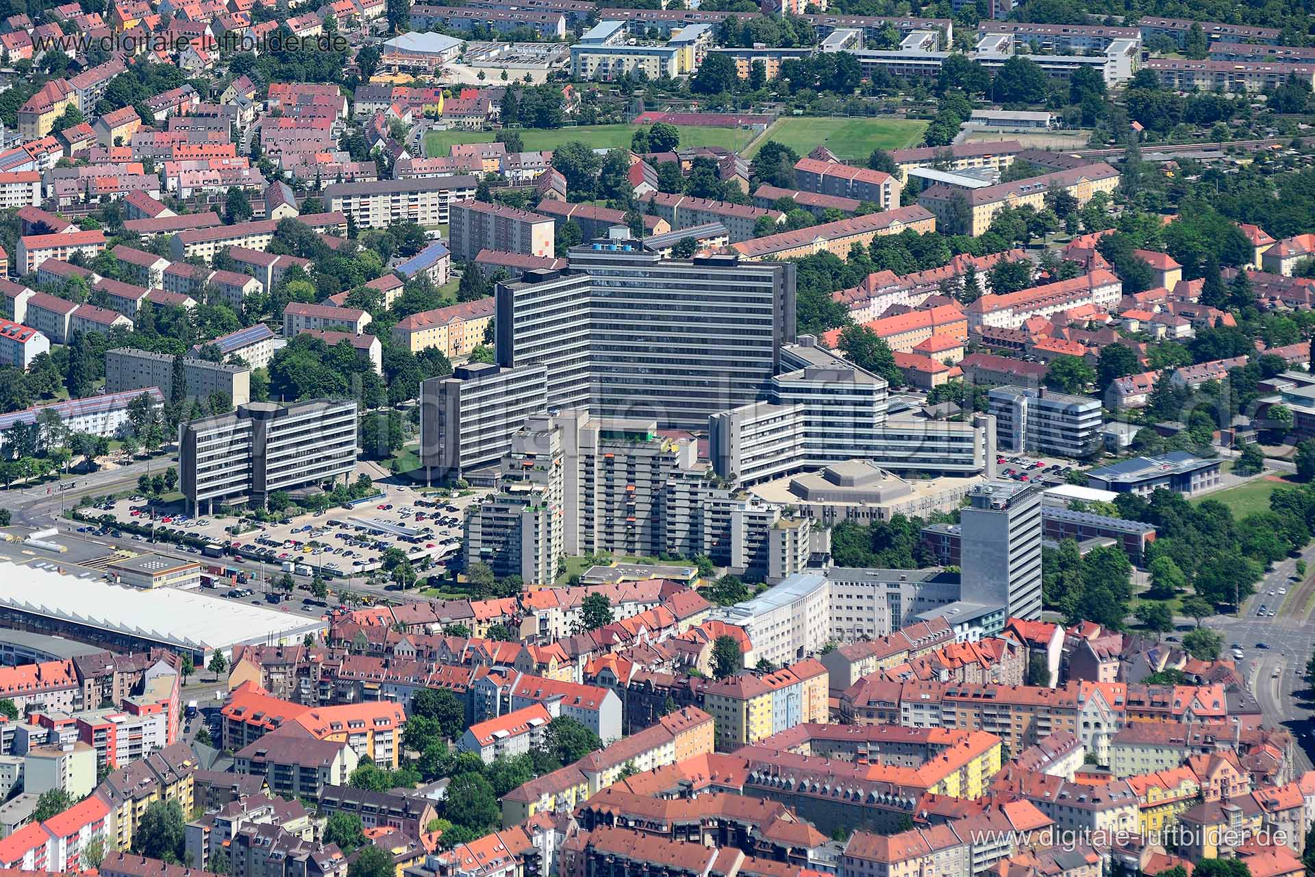 Luftaufnahme Bundesagentur für Arbeit in Nürnberg | Mittelfranken, Bayern