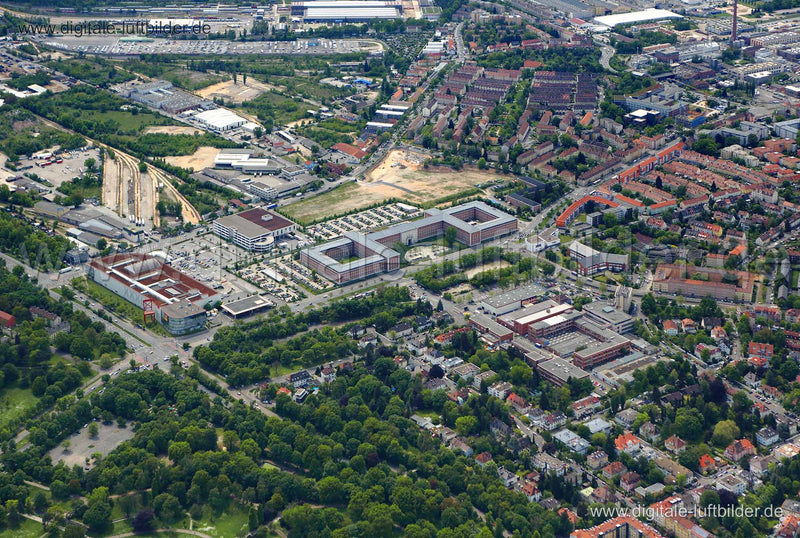Luftaufnahme Bundesamt für Migration und Flüchtlinge in Nürnberg | Mittelfranken, Bayern