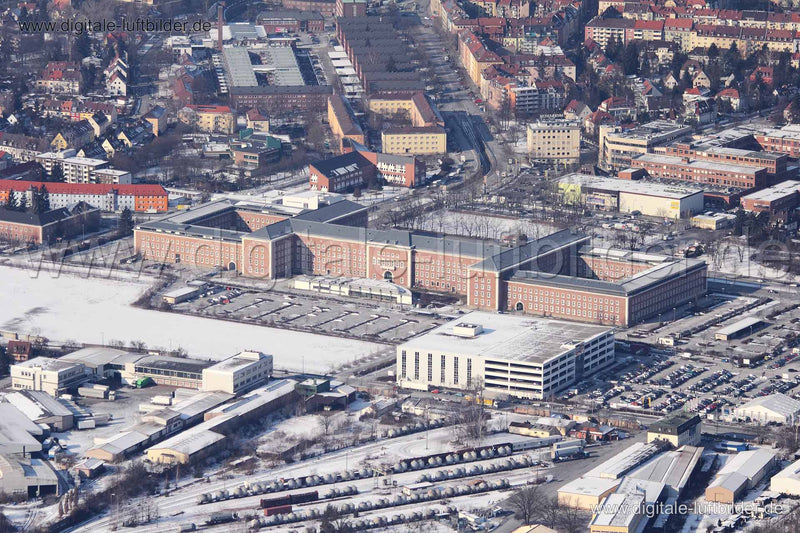 Luftaufnahme Bundesamt für Migration und Flüchtlinge in Nürnberg | Mittelfranken, Bayern