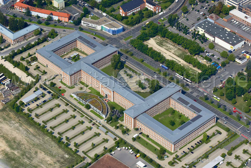 Luftaufnahme Bundesamt für Migration und Flüchtlinge in Nürnberg | Mittelfranken, Bayern