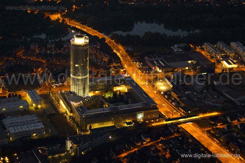 Luftaufnahme Business Tower in Nürnberg | Mittelfranken, Bayern