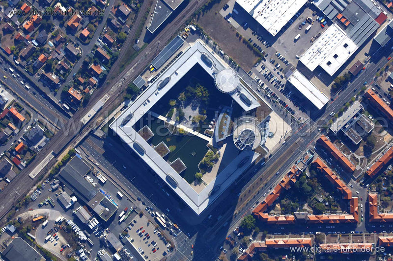 Luftaufnahme Business Tower in Nürnberg | Mittelfranken, Bayern