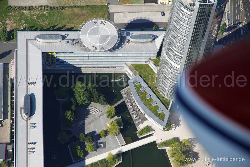Luftaufnahme Business Tower in Nürnberg | Mittelfranken, Bayern