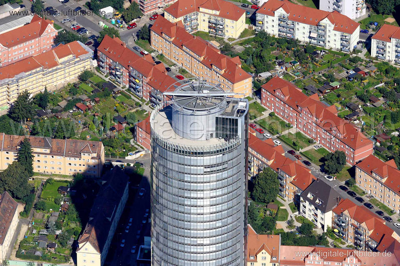 Luftaufnahme Business Tower in Nürnberg | Mittelfranken, Bayern