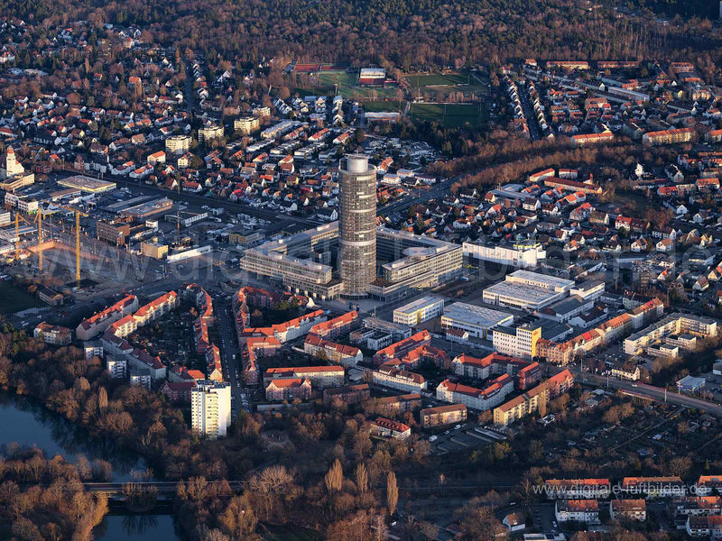 Luftaufnahme Business Tower in Nürnberg | Mittelfranken, Bayern