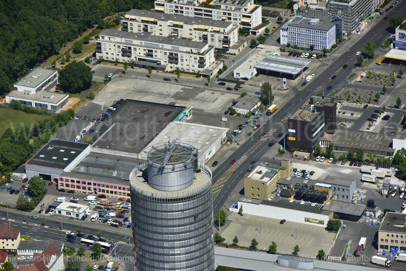 Luftaufnahme Business Tower in Nürnberg | Mittelfranken, Bayern
