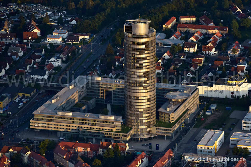 Luftaufnahme Business Tower in Nürnberg | Mittelfranken, Bayern