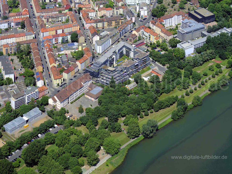 Luftaufnahme Businesspark am Wöhrder See B² in Nürnberg | Mittelfranken, Bayern