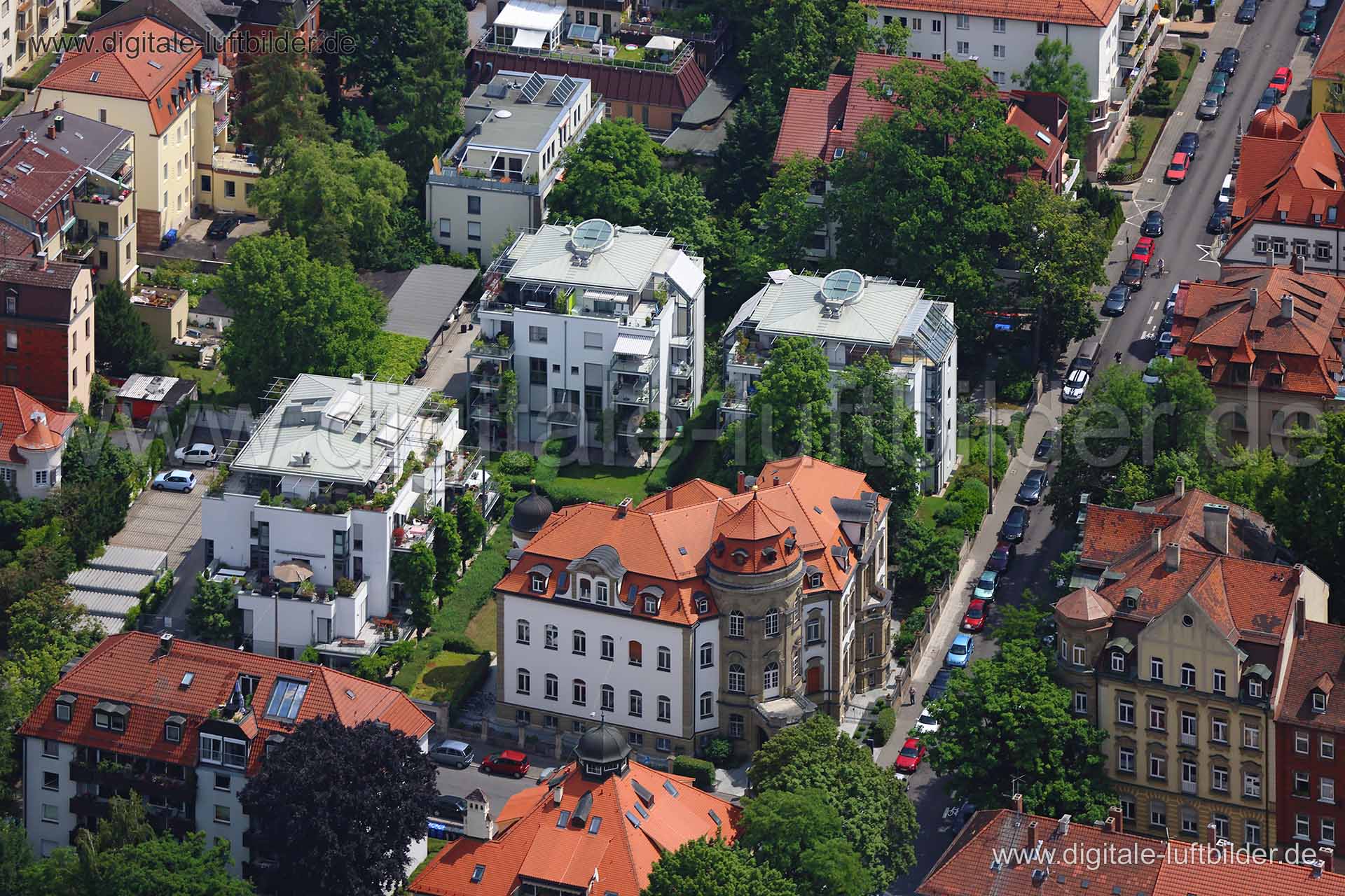 Luftaufnahme Campestraße in Nürnberg | Mittelfranken, Bayern