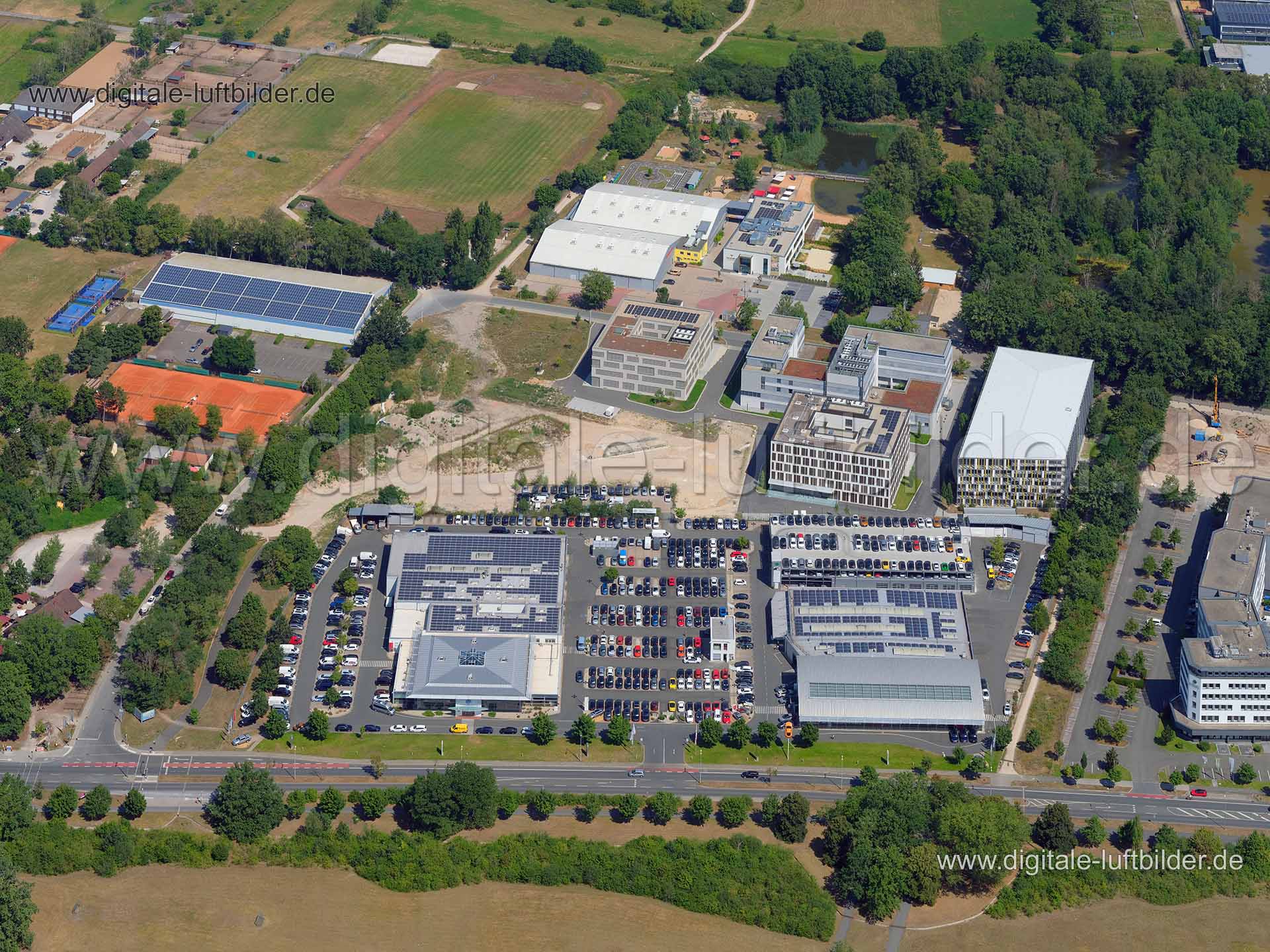 Luftaufnahme Campus Marienberg in Nürnberg | Mittelfranken, Bayern