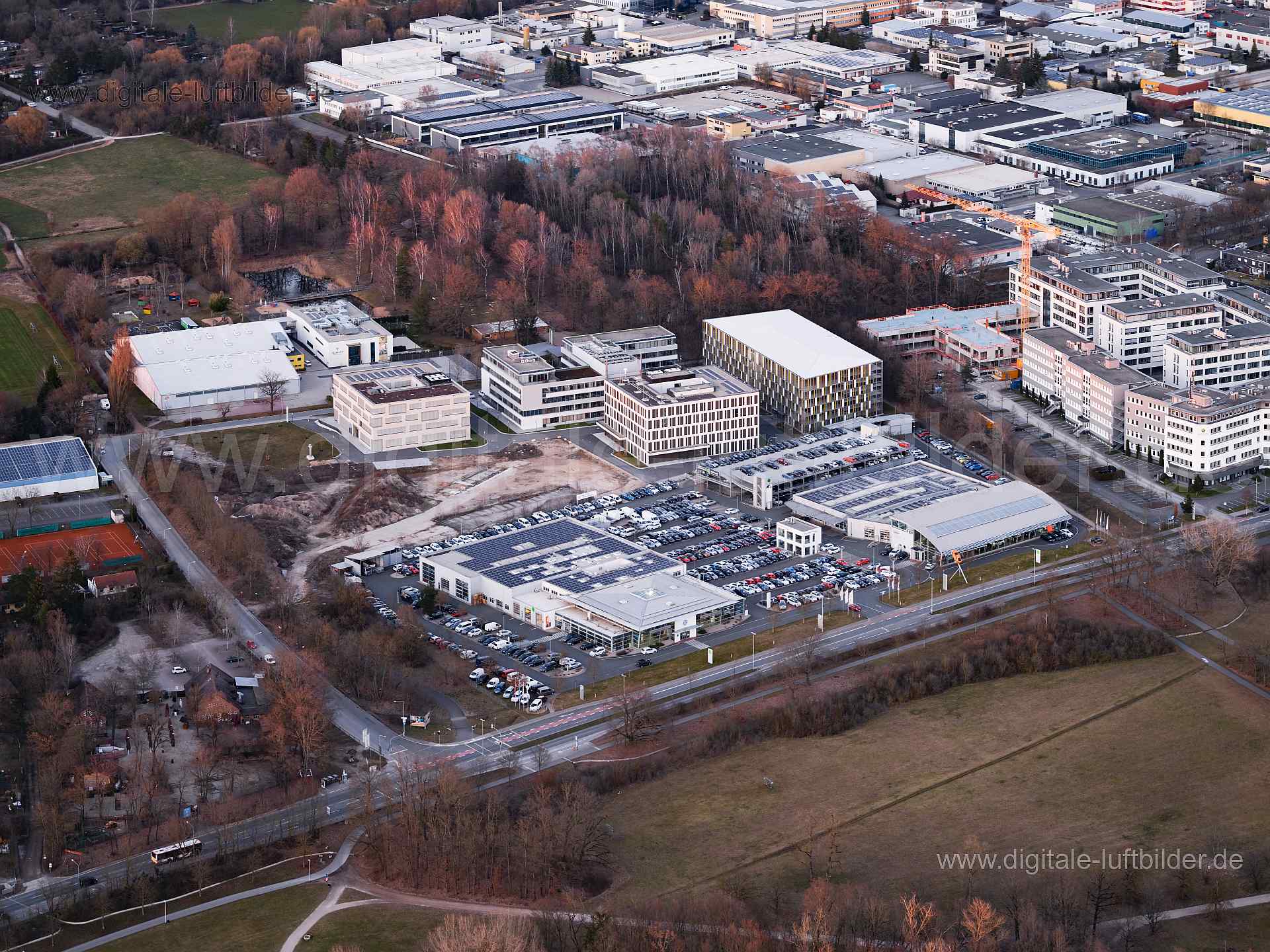 Luftaufnahme Campus Marienberg in Nürnberg | Mittelfranken, Bayern