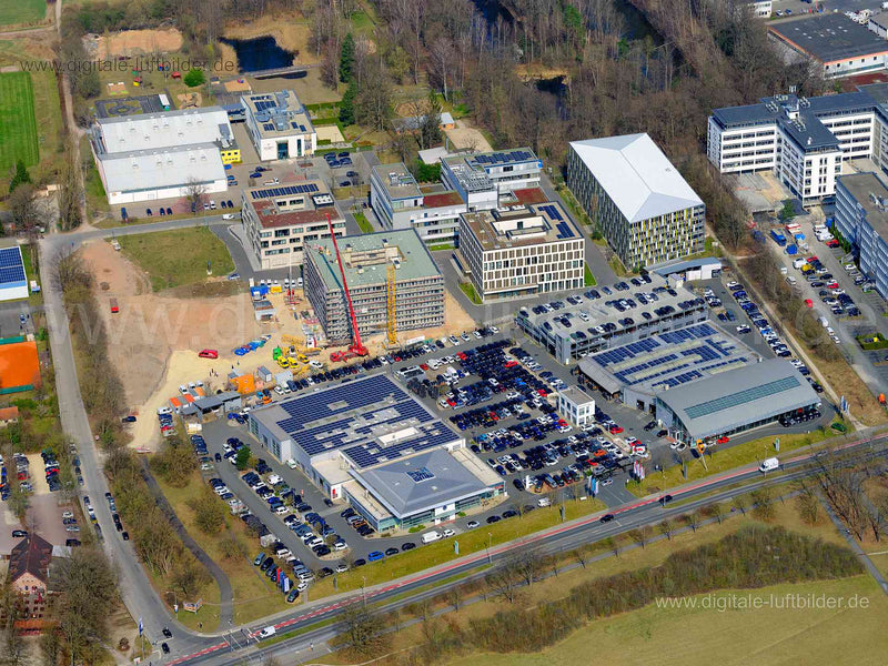 Luftaufnahme Autohaus Feser-Graf in Nürnberg | Mittelfranken, Bayern