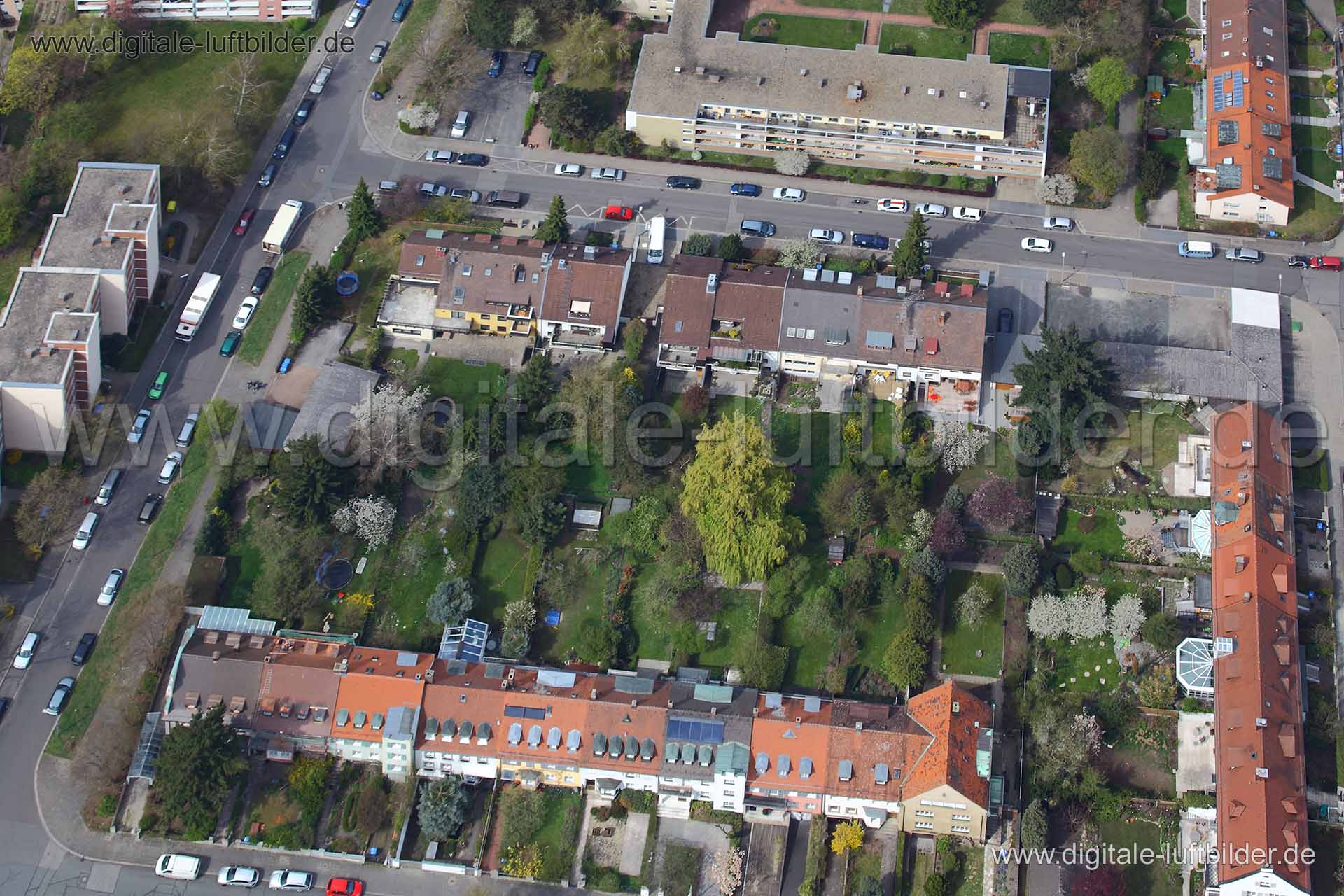 Luftaufnahme Danziger Straße in Nürnberg | Mittelfranken, Bayern