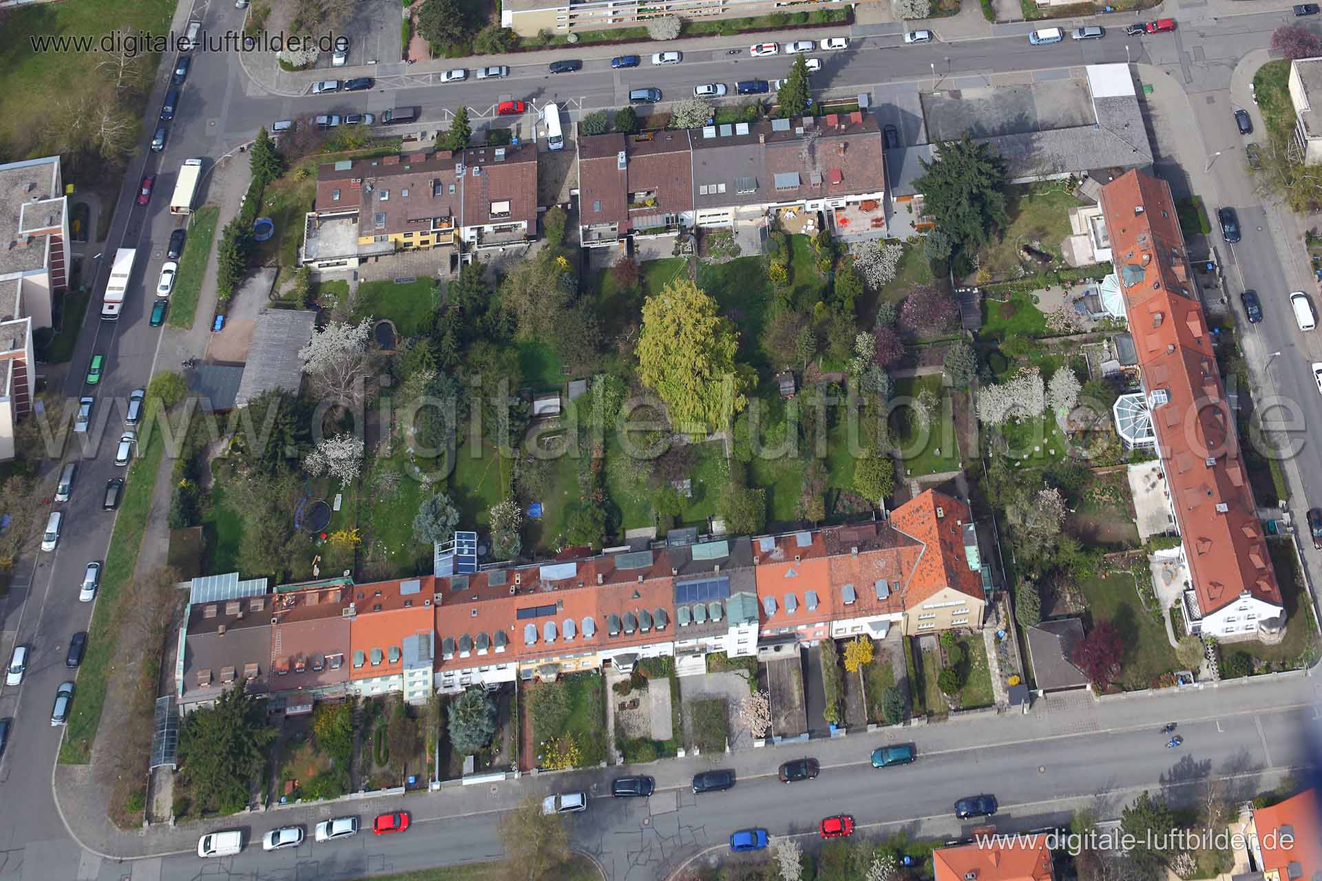 Luftaufnahme Danziger Straße in Nürnberg | Mittelfranken, Bayern