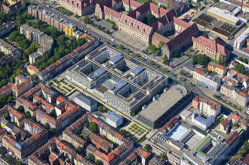 Luftaufnahme DATEV IT-Campus 111 in Nürnberg | Mittelfranken, Bayern