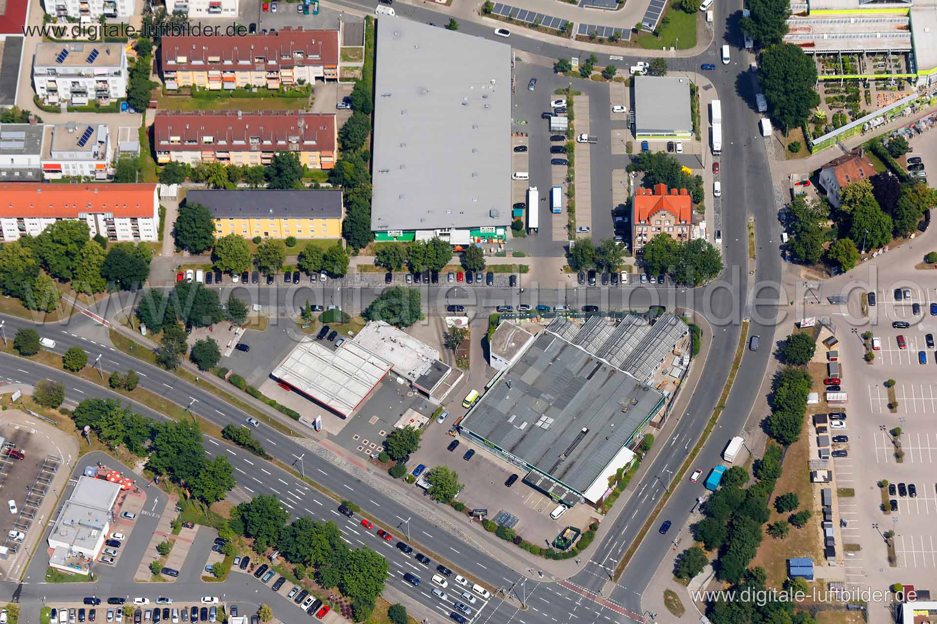 Luftaufnahme Dehner in Nürnberg | Mittelfranken, Bayern