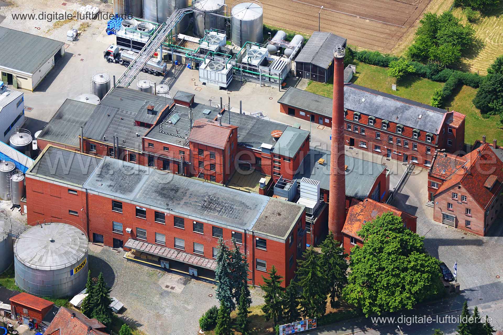 Luftaufnahme Deutsche Hefewerke in Nürnberg | Mittelfranken, Bayern