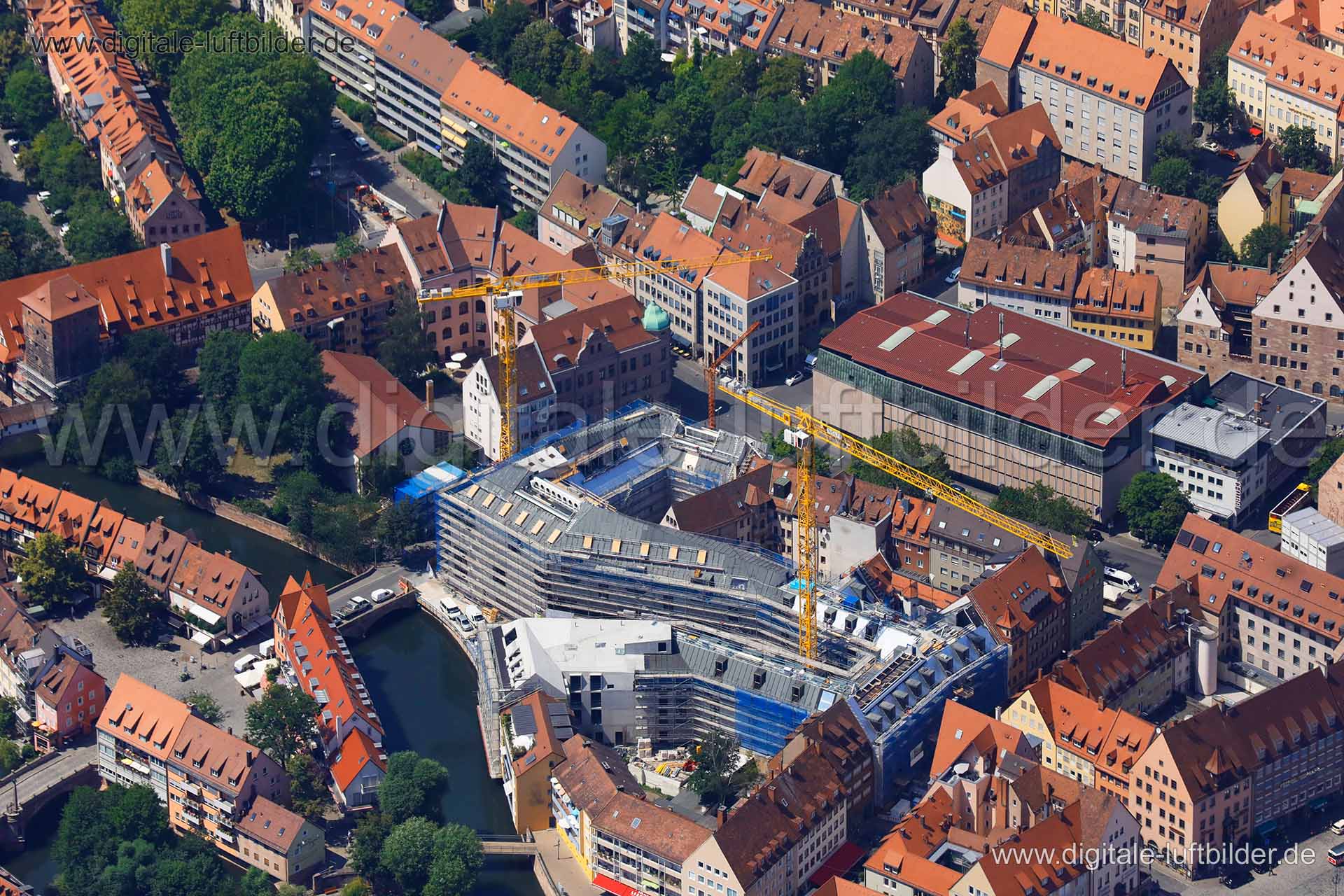 Luftaufnahme Deutsches Museum in Nürnberg | Mittelfranken, Bayern
