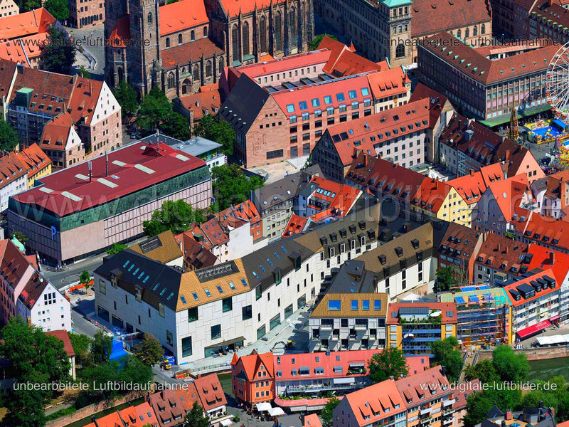Luftaufnahme Deutsches Museum in Nürnberg | Mittelfranken, Bayern