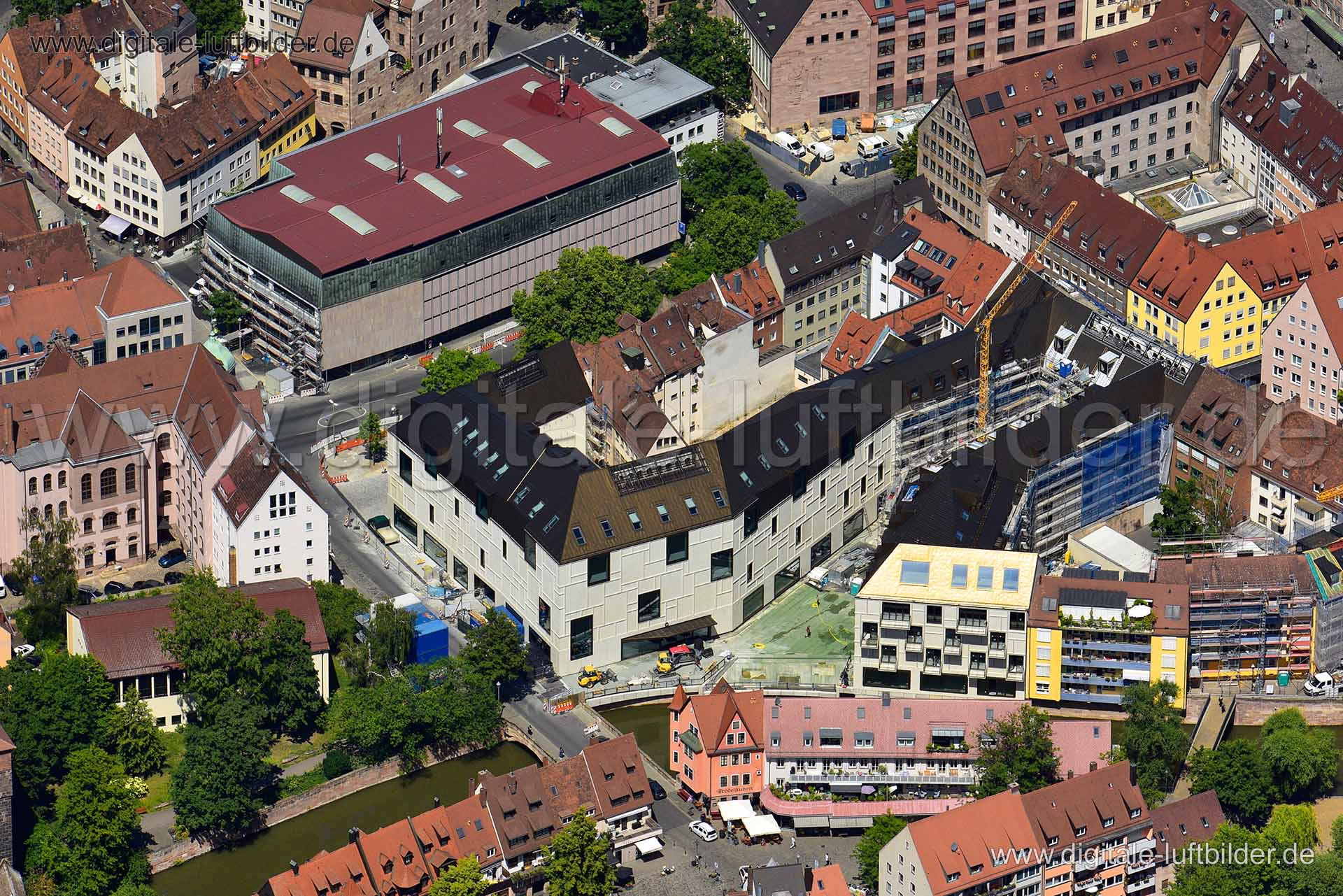 Luftaufnahme Deutsches Museum in Nürnberg | Mittelfranken, Bayern