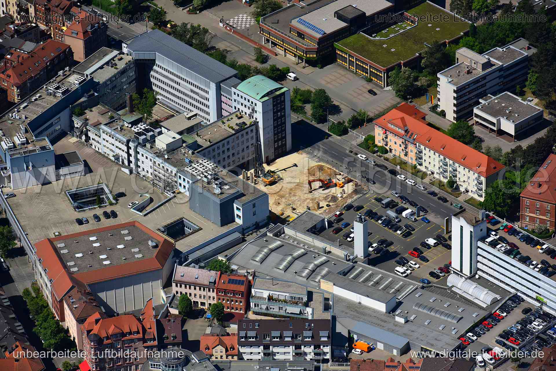 Luftaufnahme Deutschherrnstraße in Nürnberg | Mittelfranken, Bayern
