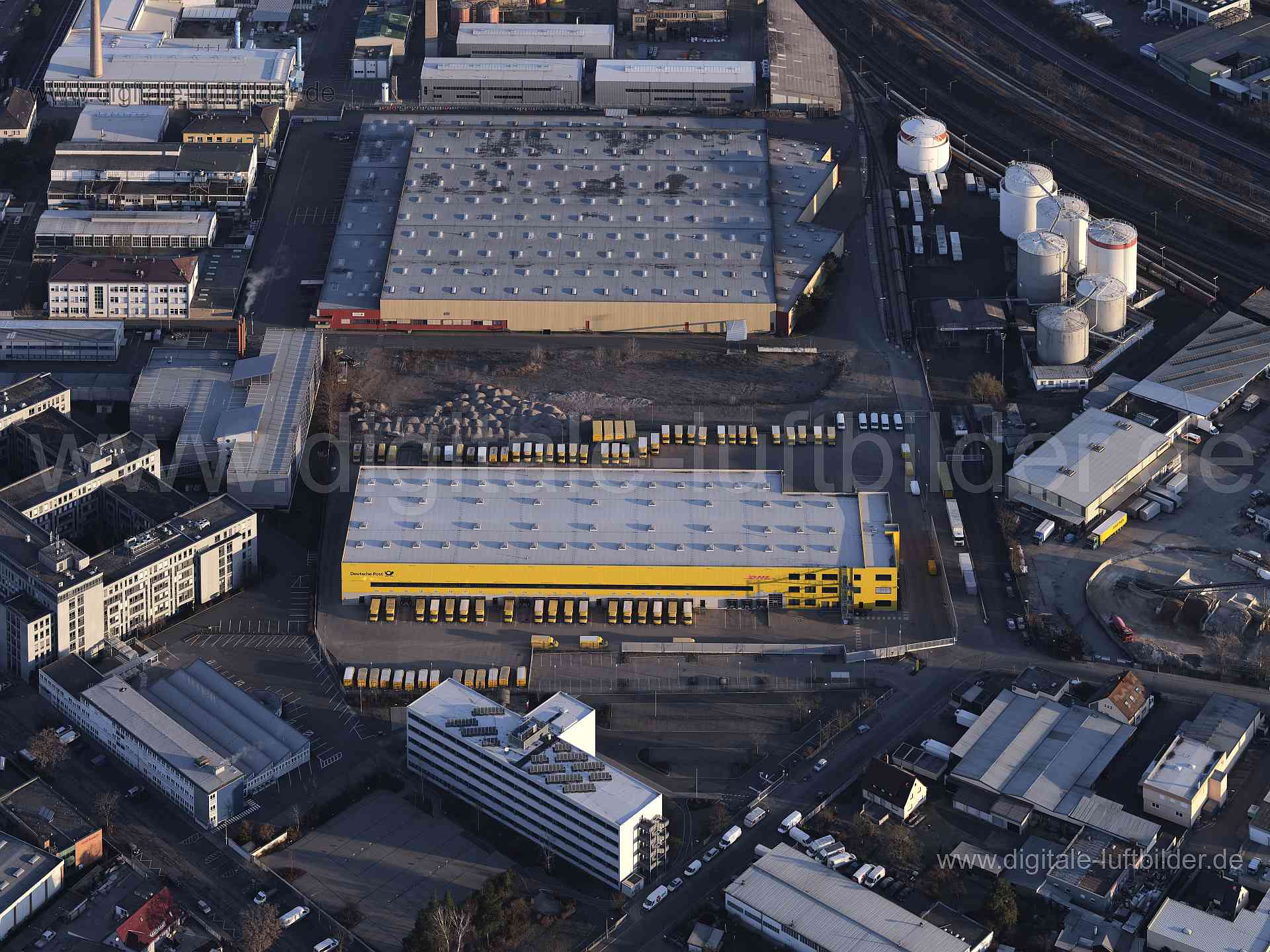 Luftaufnahme DHL Wittekindstraße in Nürnberg | Mittelfranken, Bayern