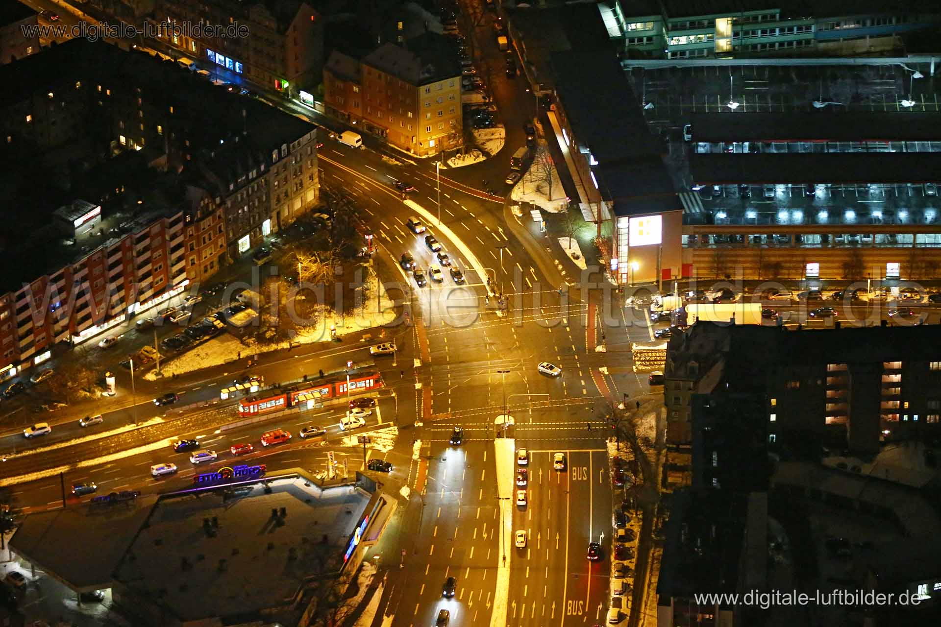 Luftaufnahme Dianaplatz in Nürnberg | Mittelfranken, Bayern