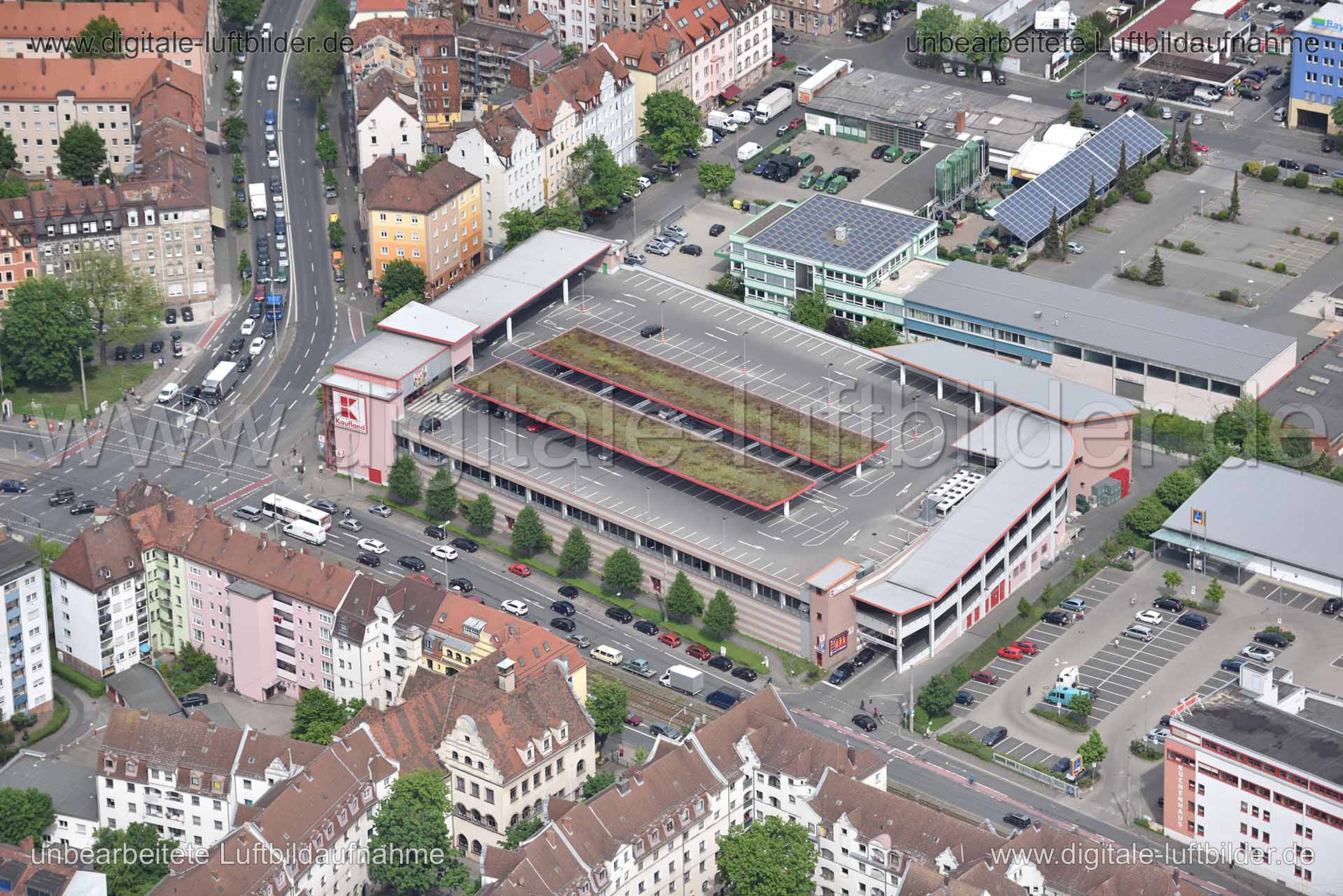 Luftaufnahme Dianaplatz in Nürnberg | Mittelfranken, Bayern