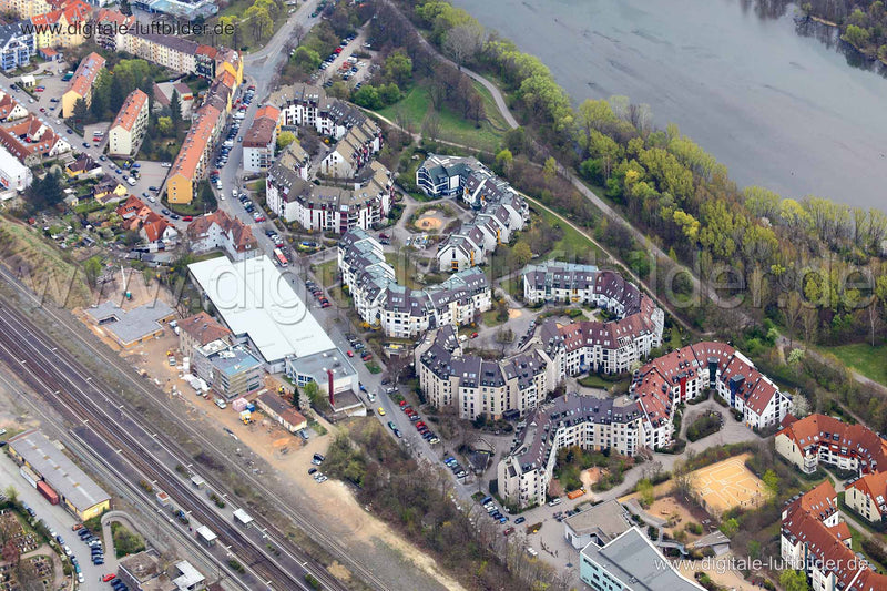 Luftaufnahme Dr.-Carlo-Schmid-Straße in Nürnberg | Mittelfranken, Bayern