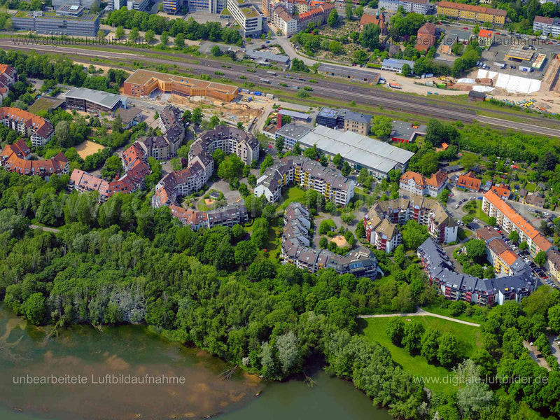 Luftaufnahme Dr.-Carlo-Schmid-Straße in Nürnberg | Mittelfranken, Bayern