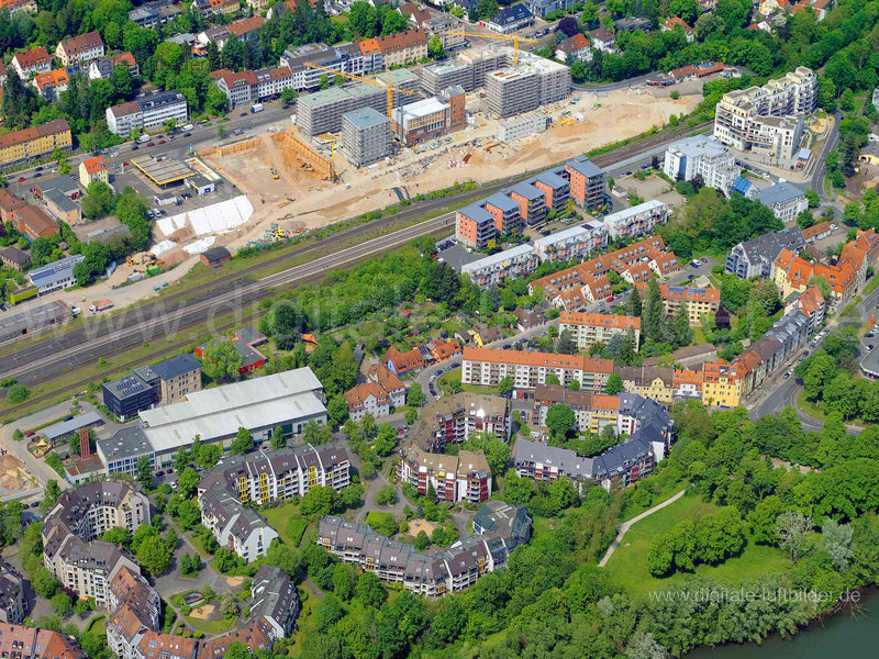 Luftbild - Dr.-Carlo-Schmid-Straße, Ort: Nürnberg, Tags: St. Jobst, , Dr.-Carlo-Schmid-Straße, Flußstraße, Nürnberg, Weiße...