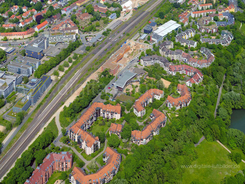 Luftaufnahme Dr.-Carlo-Schmid-Straße in Nürnberg | Mittelfranken, Bayern