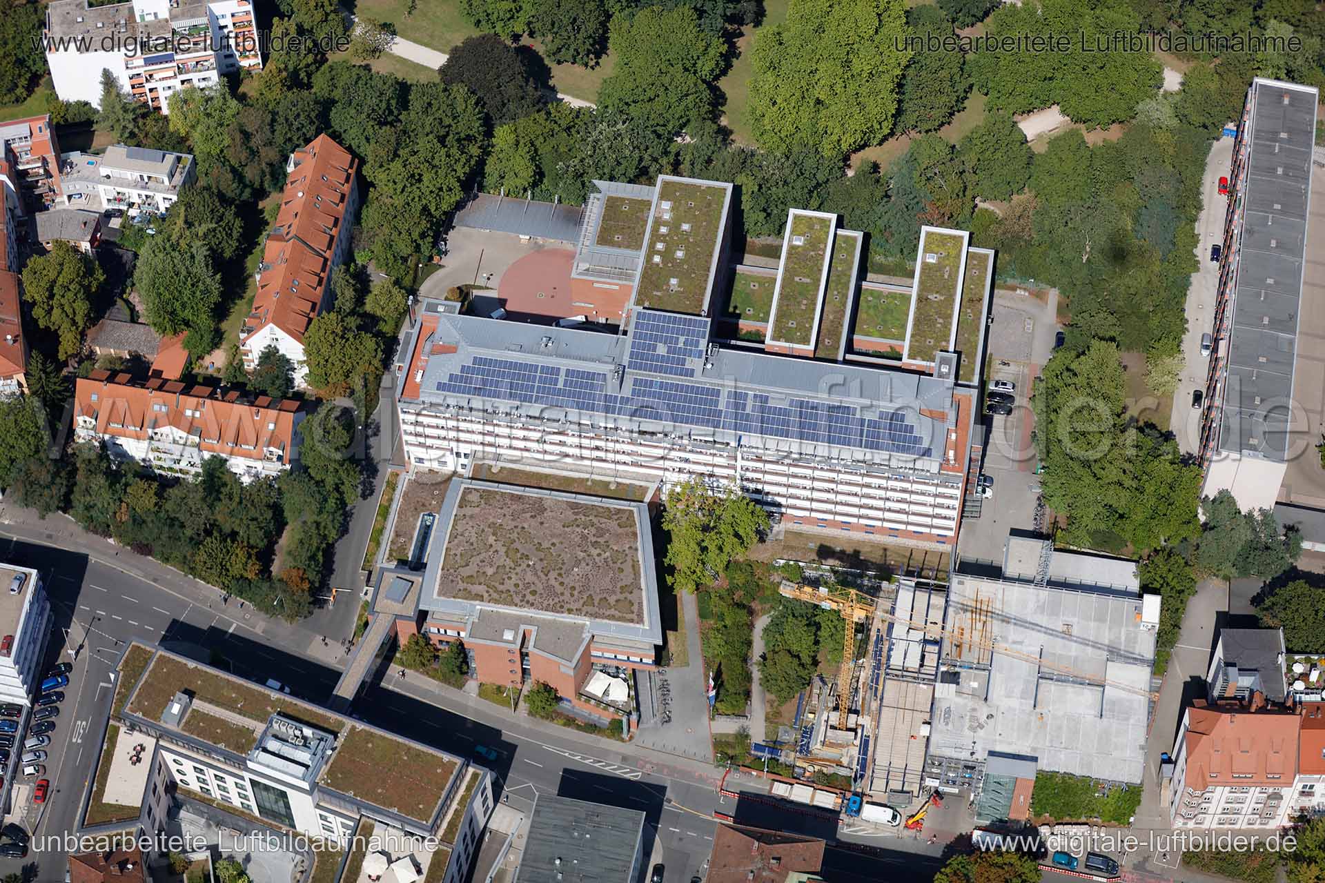Luftaufnahme Dr.-Erler-Klinik in Nürnberg | Mittelfranken, Bayern