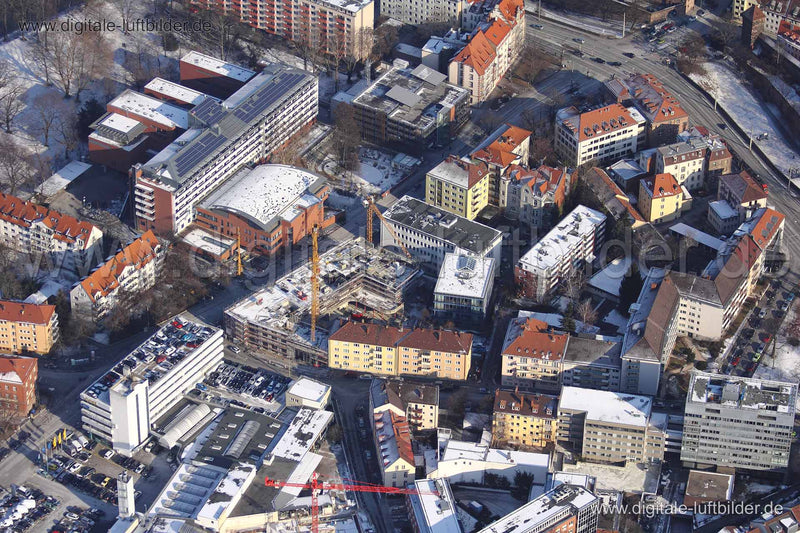 Luftaufnahme Dr.-Erler-Klinik in Nürnberg | Mittelfranken, Bayern