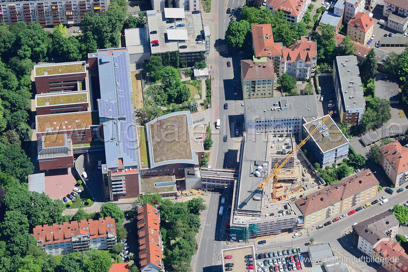 Luftaufnahme Dr.-Erler-Klinik in Nürnberg | Mittelfranken, Bayern