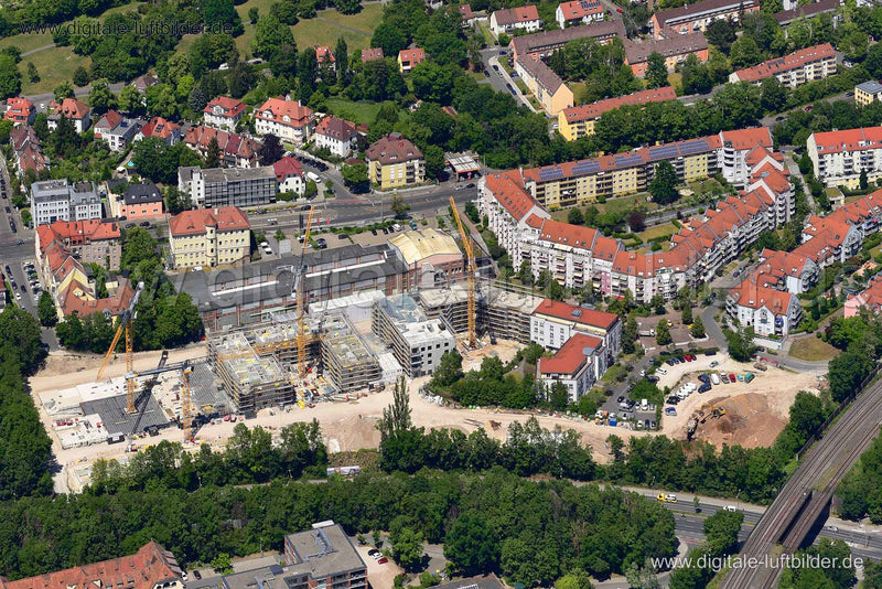 Luftaufnahme Dr.-Gustav-Heinemann-Straße in Nürnberg | Mittelfranken, Bayern