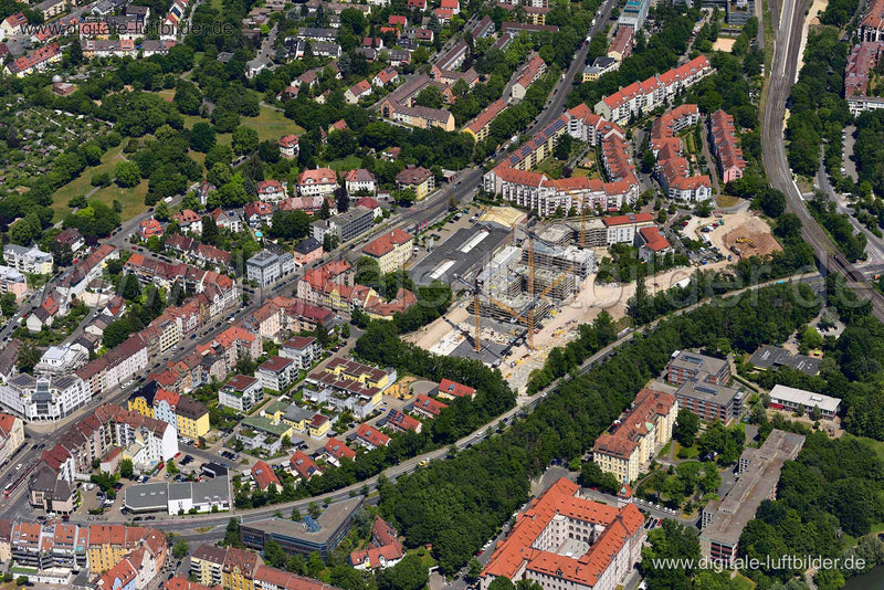 Luftaufnahme Dr.-Gustav-Heinemann-Straße in Nürnberg | Mittelfranken, Bayern