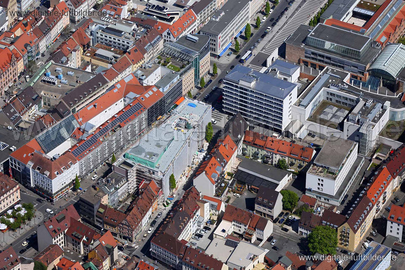 Luftaufnahme Dr.-Kurt-Schumacher-Straße in Nürnberg | Mittelfranken, Bayern