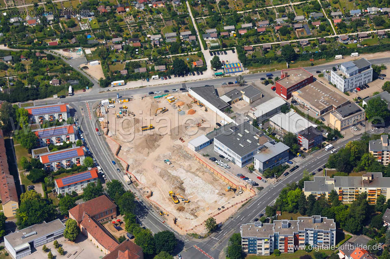 Luftaufnahme Dresdener Straße in Nürnberg | Mittelfranken, Bayern