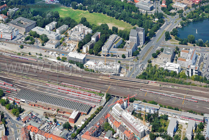 Luftaufnahme Dürrenhoftunnel in Nürnberg | Mittelfranken, Bayern
