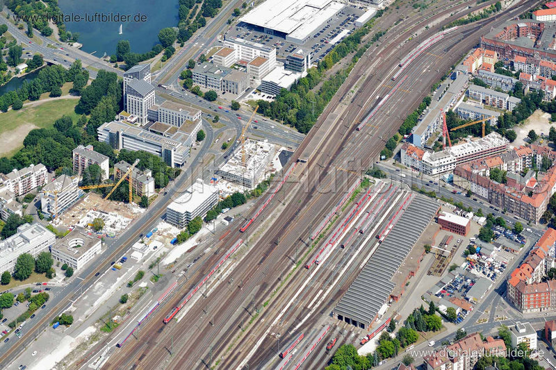 Luftaufnahme Dürrenhoftunnel in Nürnberg | Mittelfranken, Bayern