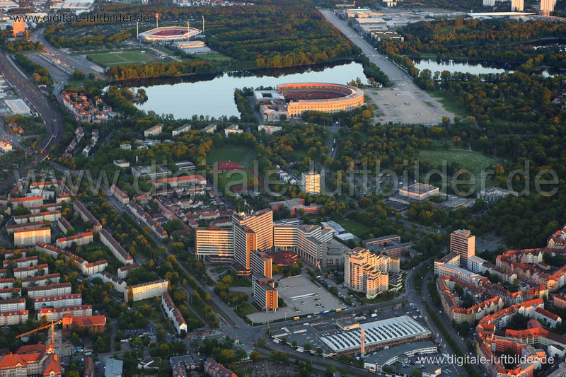Luftaufnahme Dutzendteich in Nürnberg | Mittelfranken, Bayern