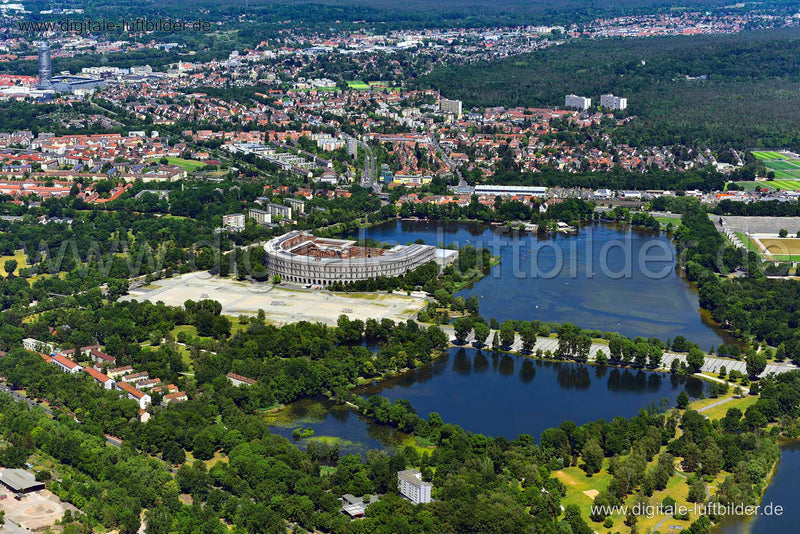 Luftaufnahme Dutzendteich in Nürnberg | Mittelfranken, Bayern