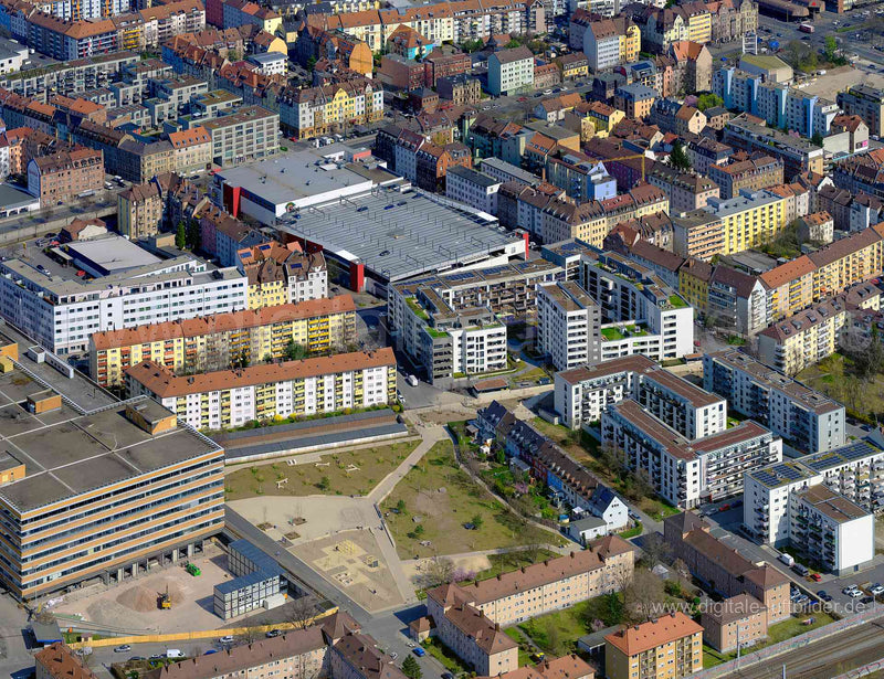 Luftaufnahme Eberhardshof in Nürnberg | Mittelfranken, Bayern
