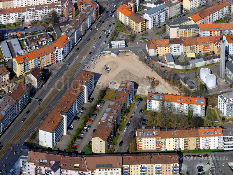 Luftaufnahme ehem. Brunswick in Nürnberg | Mittelfranken, Bayern