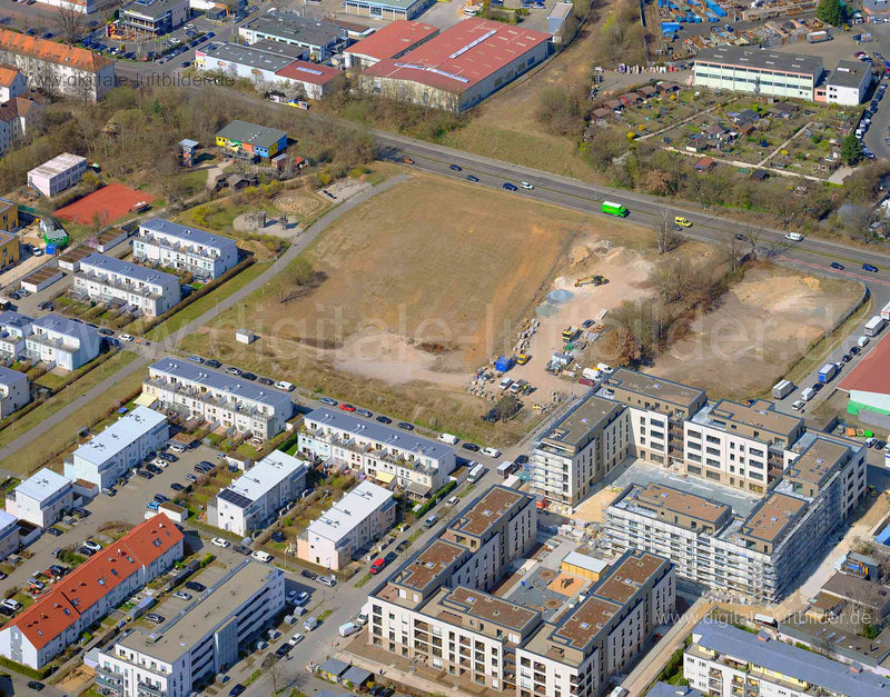 Luftaufnahme ehem. Nordbahnhof in Nürnberg | Mittelfranken, Bayern