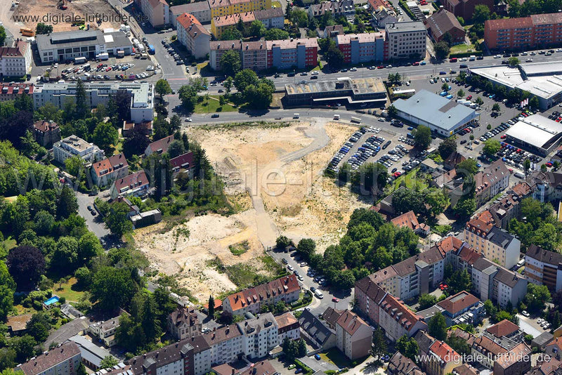Luftaufnahme ehem. Akzo-Nobel Areal in Nürnberg | Mittelfranken, Bayern