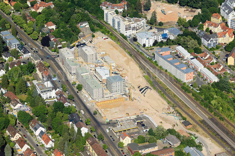 Luftaufnahme ehem. Branntweinareal in Nürnberg | Mittelfranken, Bayern